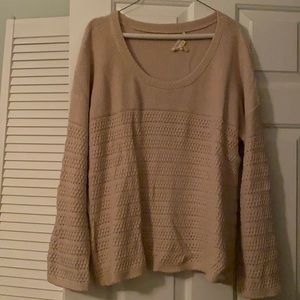 BCBG tan sweater